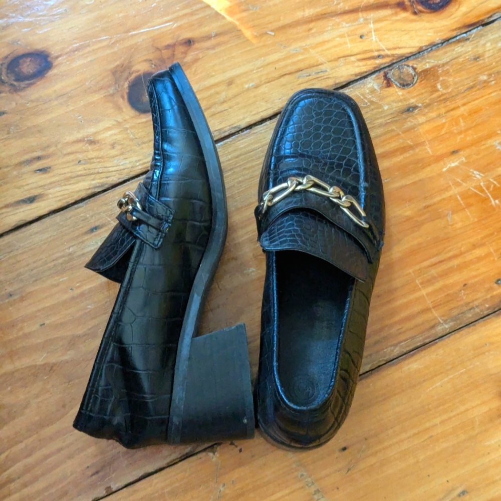 Chunky heeled loafers (US8, EU39)